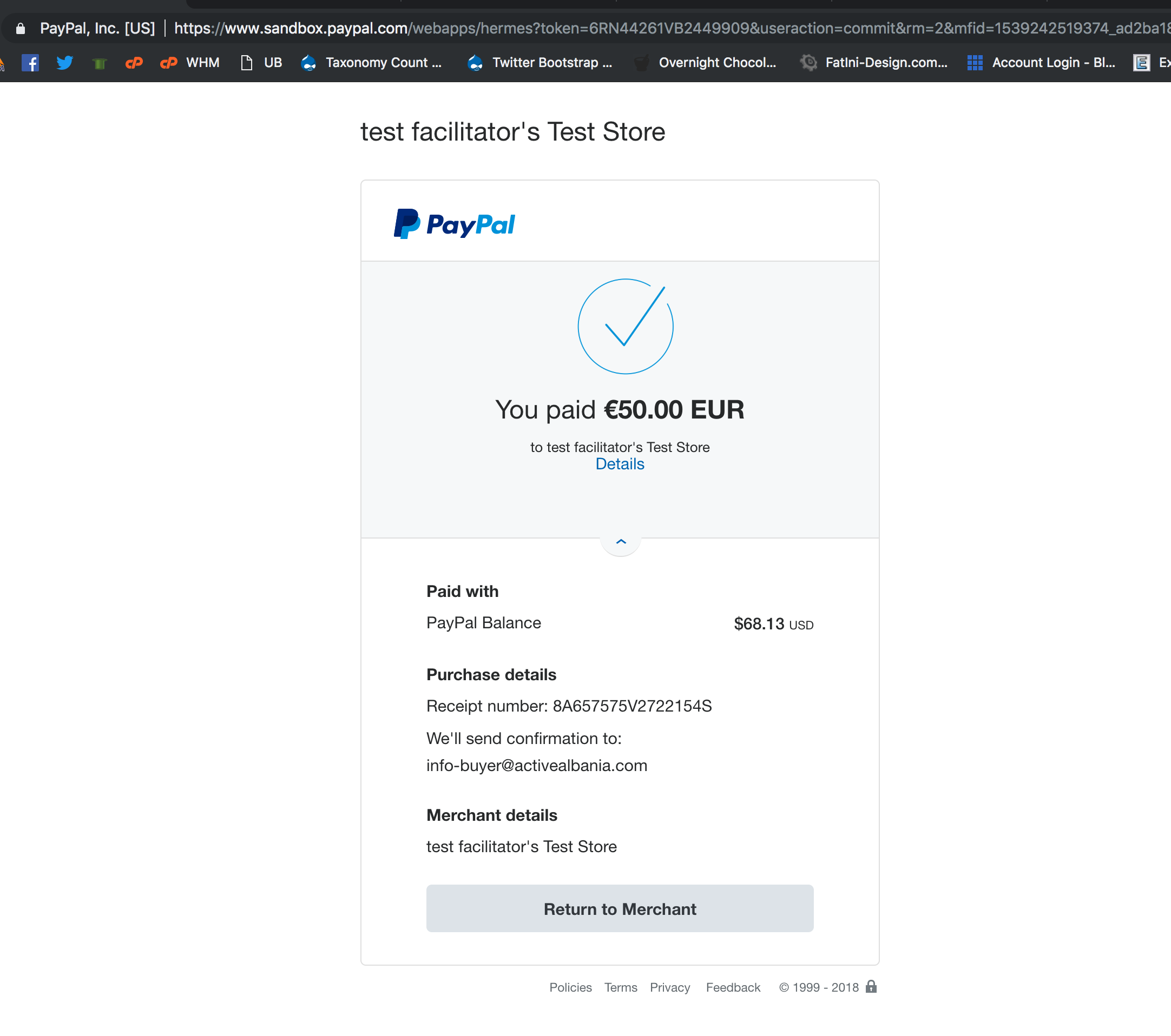 Paypal pending balance